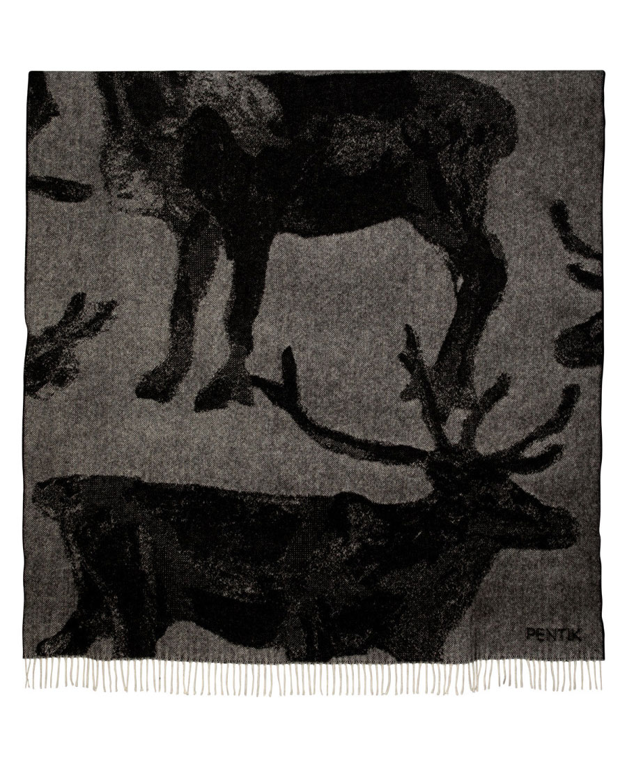 Pentik Fauna Woollen Blanket - Reindeer